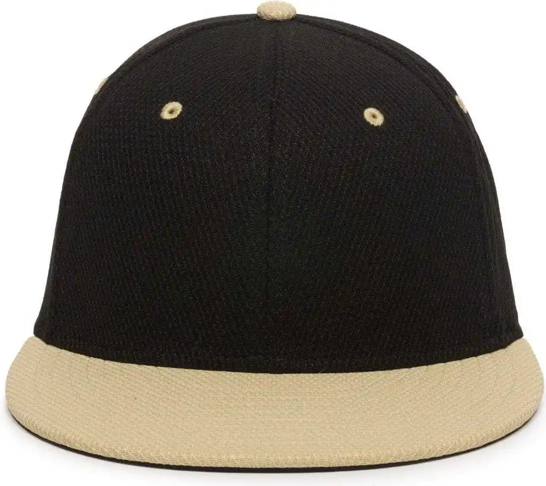 Oc Sports Cage25 Flexible Fitting Cap - Black Vegas Gold