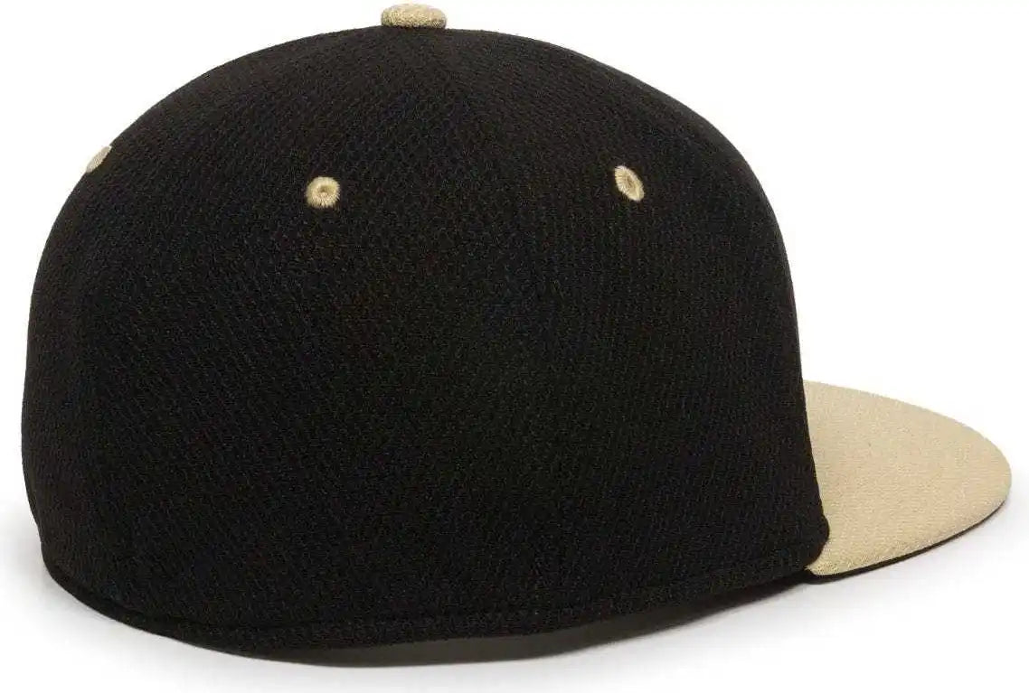 Oc Sports Cage25 Flexible Fitting Cap - Black Vegas Gold