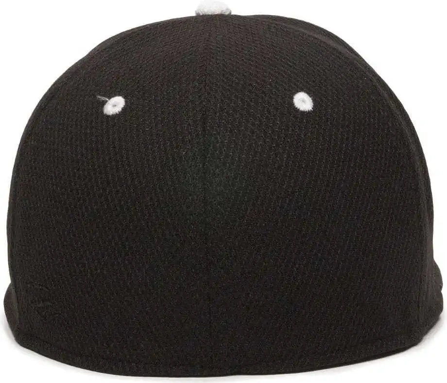 Oc Sports Cage25 Flexible Fitting Cap - Black White - 6 3/8’’ - 3/4’’