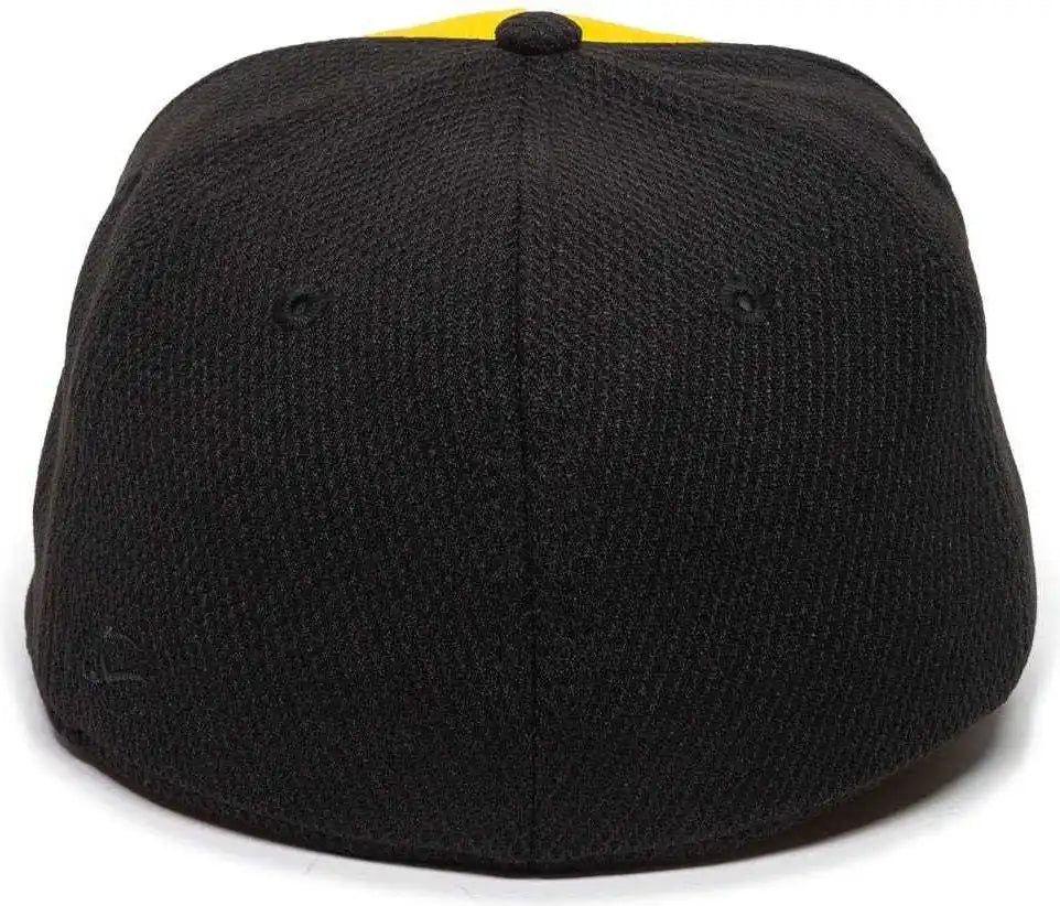Oc Sports Cage25 Flexible Fitting Cap - Gold Black - 6 3/8’’ - 3/4’’