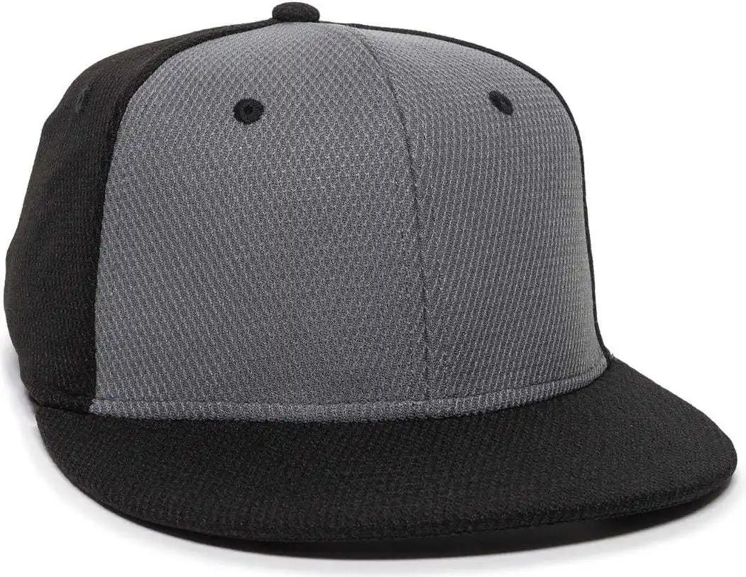 Oc Sports Cage25 Flexible Fitting Cap - Graphite Black - Dark Gray / 6 3/8’’ - 3/4’’
