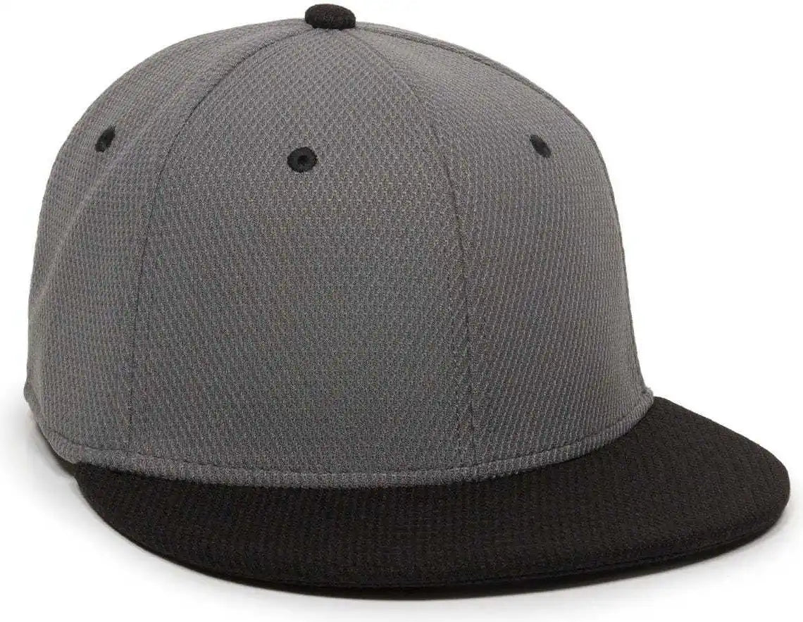 Oc Sports Cage25 Flexible Fitting Cap - Graphite Black - Dark Gray / 6 3/8’’ - 3/4’’