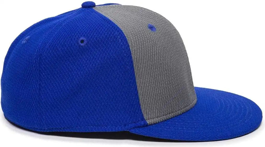 Oc Sports Cage25 Flexible Fitting Cap - Graphite Royal