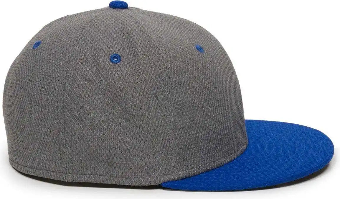 Oc Sports Cage25 Flexible Fitting Cap - Graphite Royal