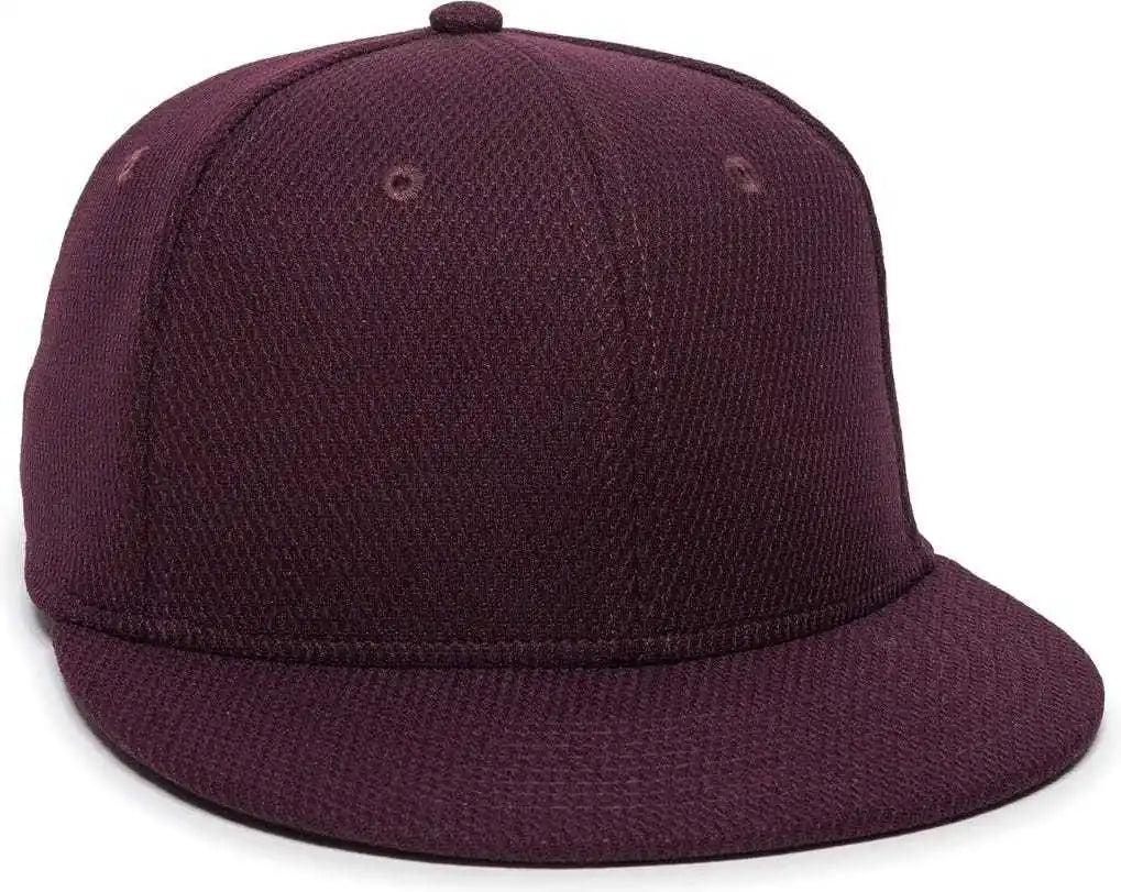 Oc Sports Cage25 Flexible Fitting Cap - Maroon - 6 3/8’’ - 3/4’’