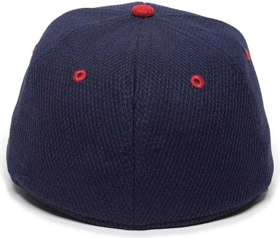 Oc Sports Cage25 Flexible Fitting Cap - Navy Red
