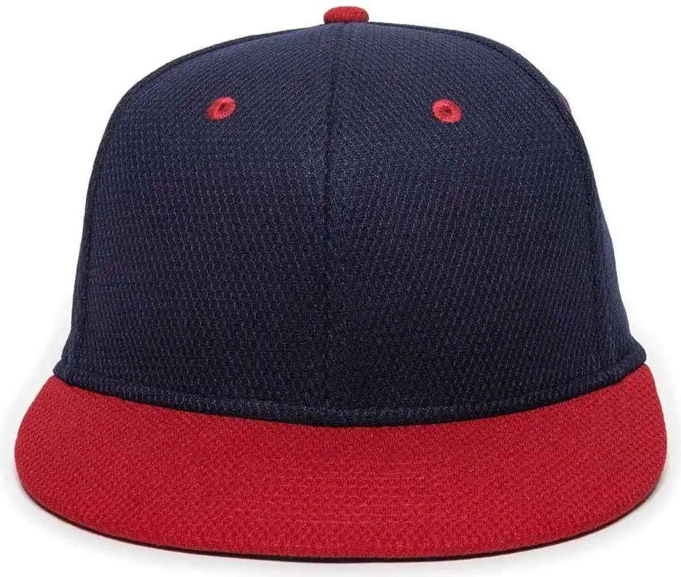 Oc Sports Cage25 Flexible Fitting Cap - Navy Red
