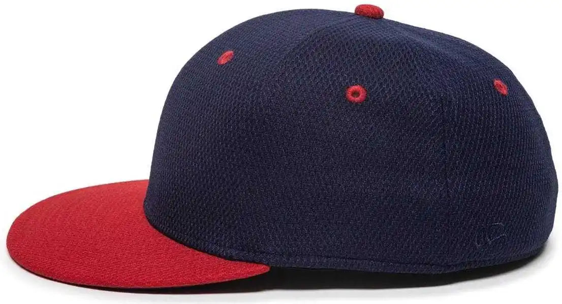 Oc Sports Cage25 Flexible Fitting Cap - Navy Red
