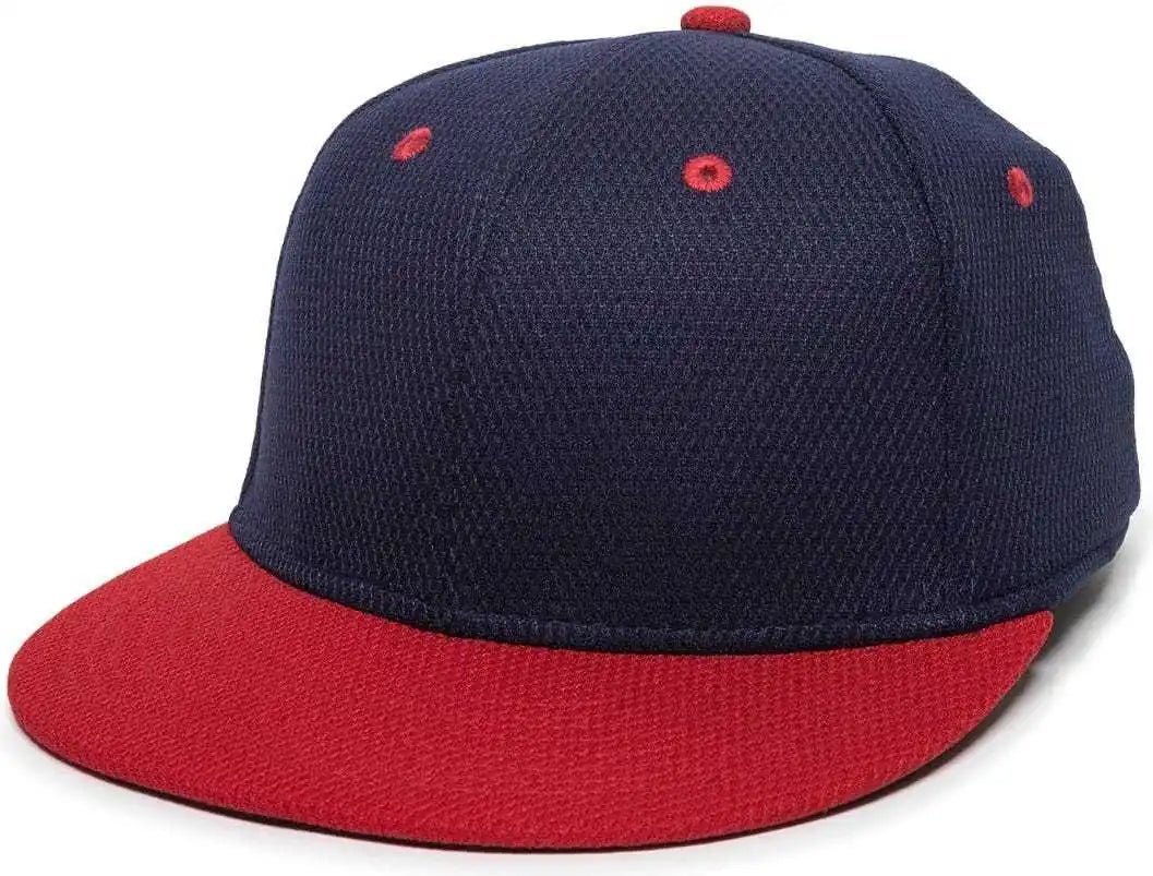 Oc Sports Cage25 Flexible Fitting Cap - Navy Red