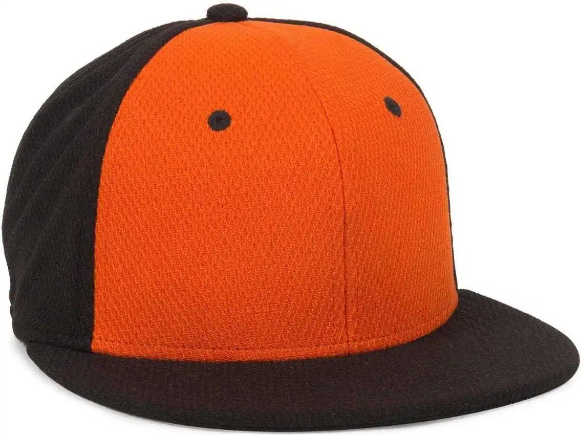 Oc Sports Cage25 Flexible Fitting Cap - Orange Black - 6 3/8’’ - 3/4’’