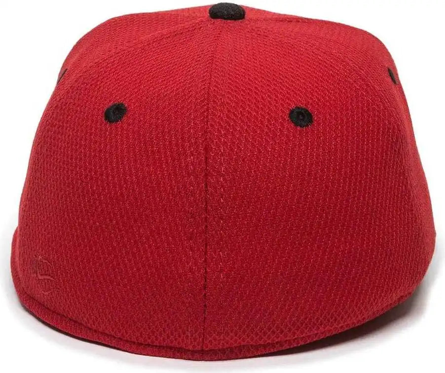 Oc Sports Cage25 Flexible Fitting Cap - Red Black