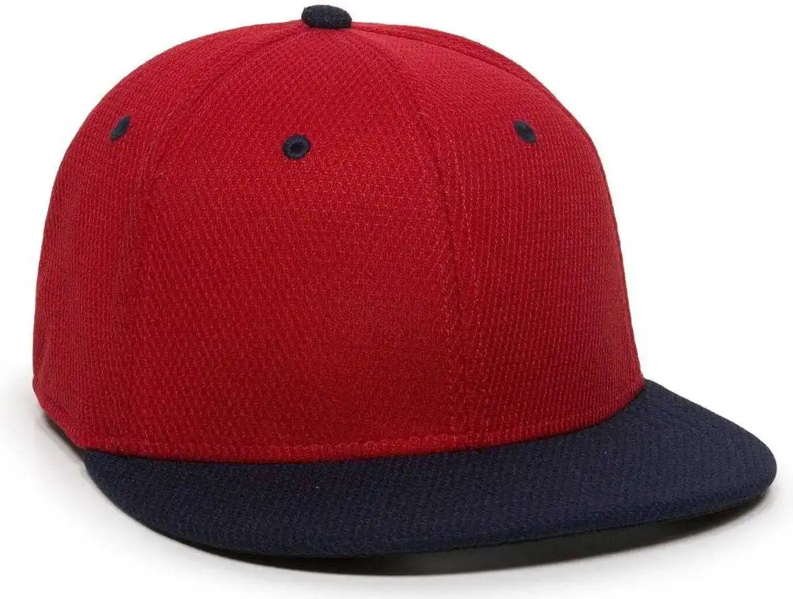 Oc Sports Cage25 Flexible Fitting Cap - Red Navy - 6 3/8’’ - 3/4’’