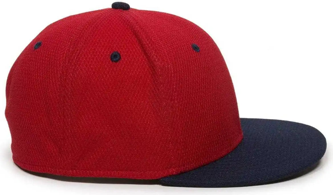 Oc Sports Cage25 Flexible Fitting Cap - Red Navy