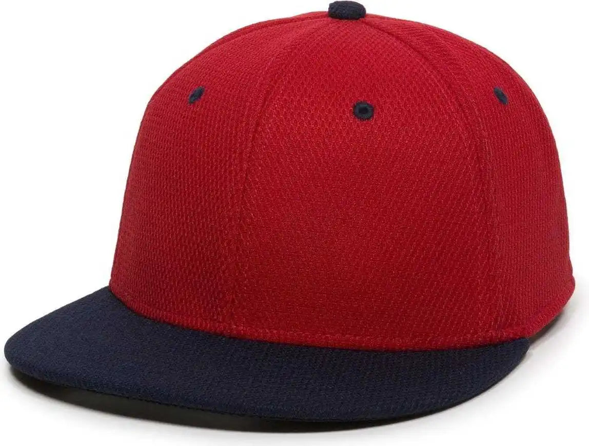 Oc Sports Cage25 Flexible Fitting Cap - Red Navy
