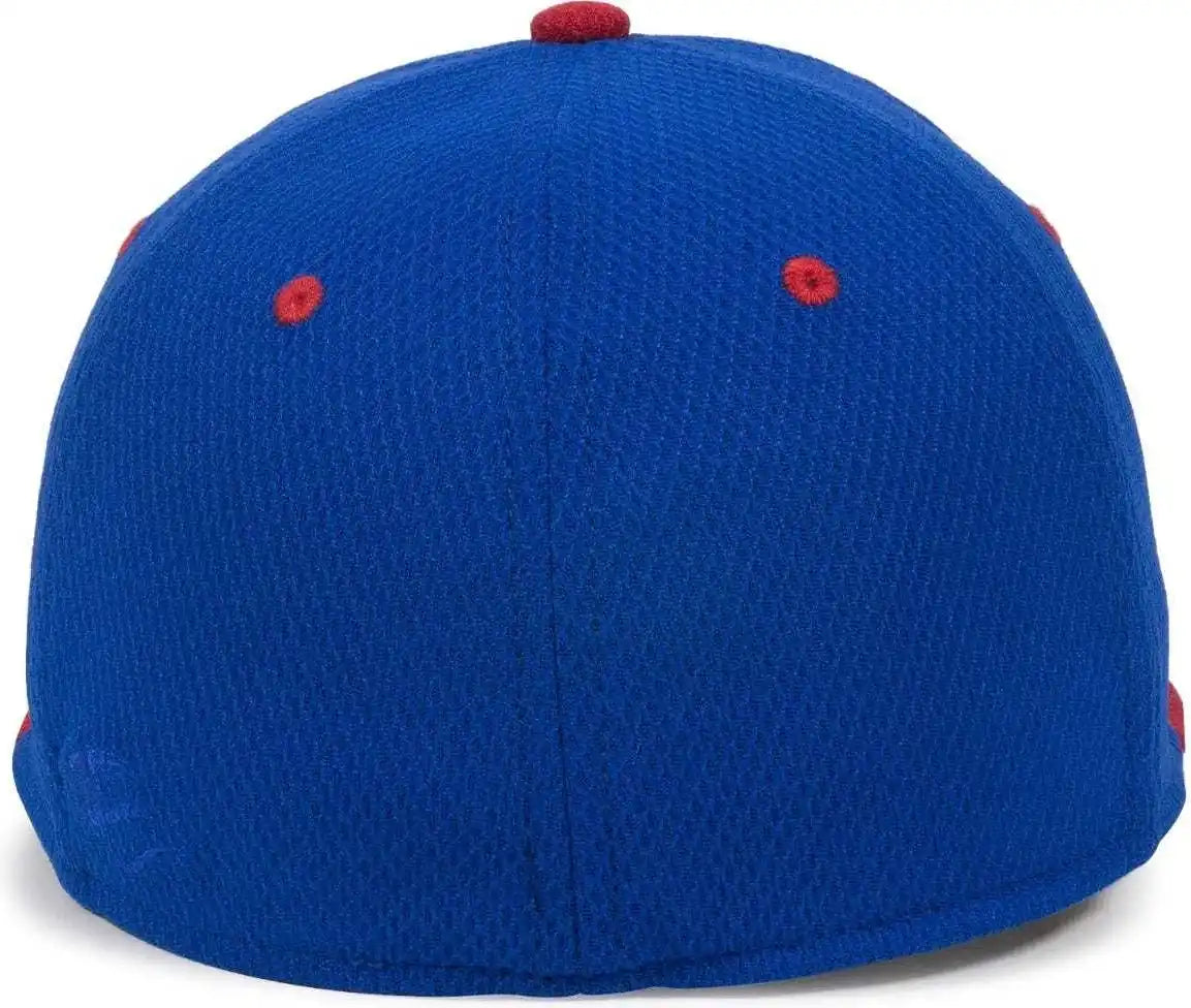 Oc Sports Cage25 Flexible Fitting Cap - Royal Red - 6 3/8’’ - 3/4’’