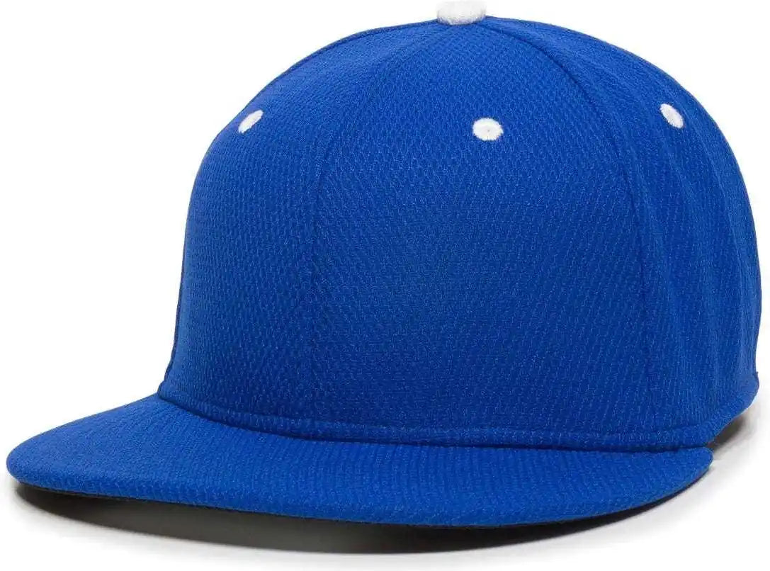 Oc Sports Cage25 Flexible Fitting Cap - Royal White