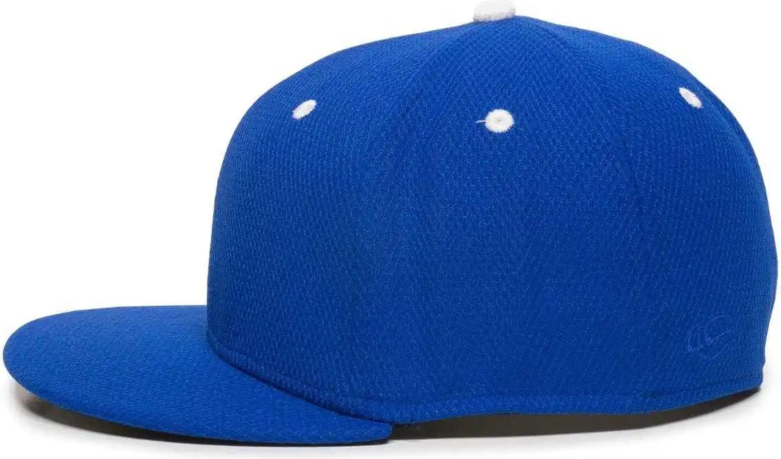 Oc Sports Cage25 Flexible Fitting Cap - Royal White