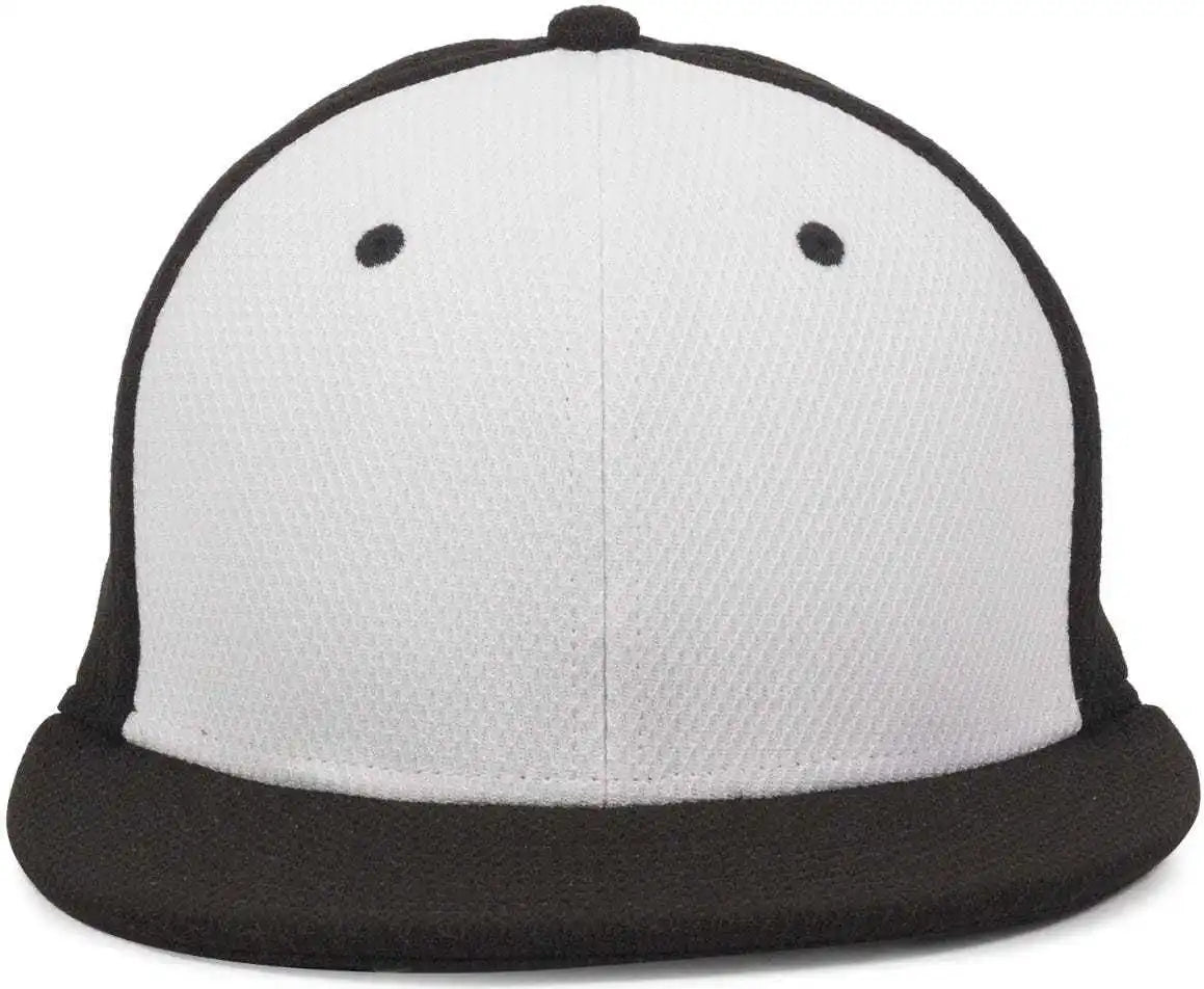 Oc Sports Cage25 Flexible Fitting Cap - White Black
