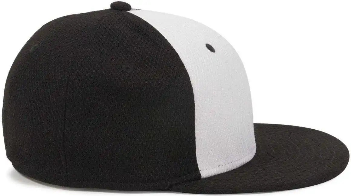 Oc Sports Cage25 Flexible Fitting Cap - White Black
