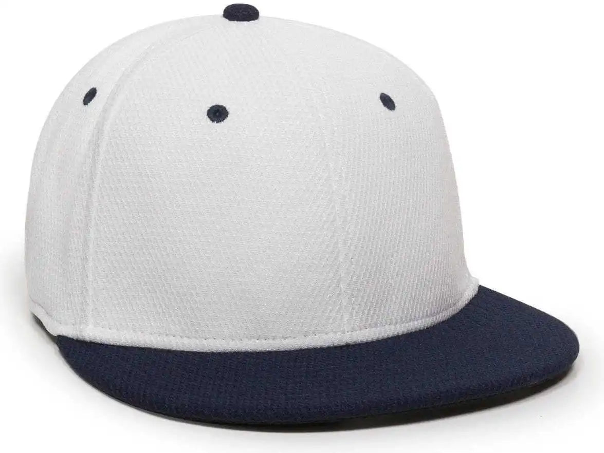 Oc Sports Cage25 Flexible Fitting Cap - White Navy - 6 3/8’’ - 3/4’’
