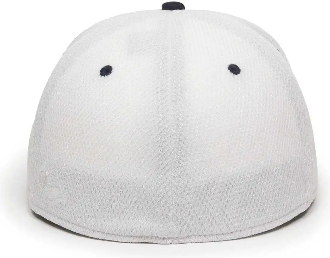 Oc Sports Cage25 Flexible Fitting Cap - White Navy - 6 3/8’’ - 3/4’’