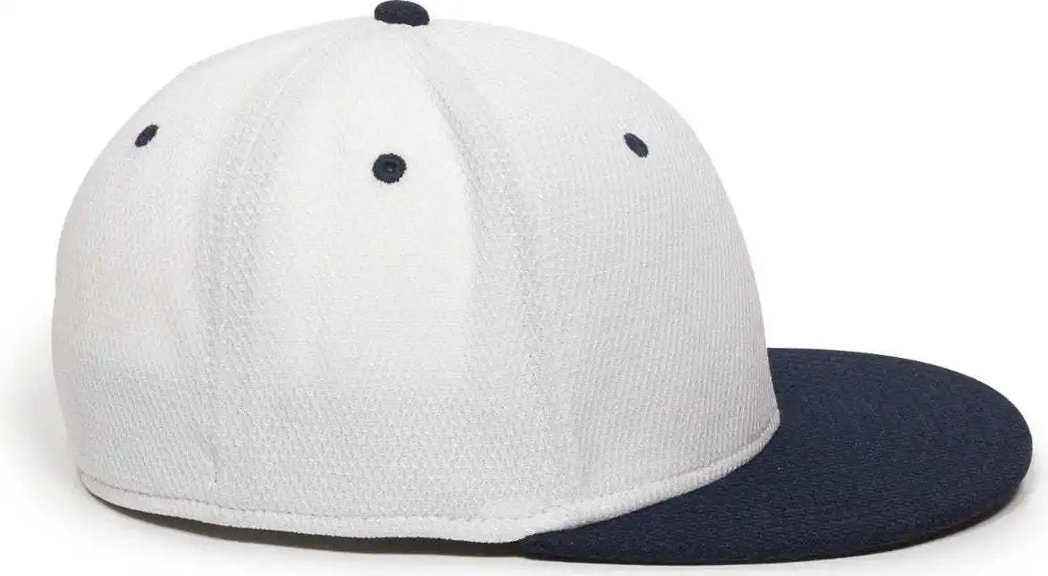 Oc Sports Cage25 Flexible Fitting Cap - White Navy