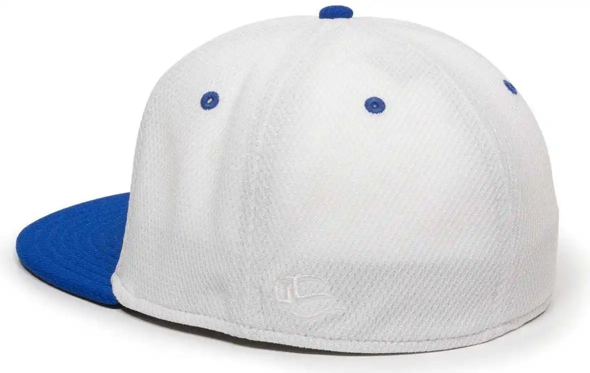 Oc Sports Cage25 Flexible Fitting Cap - White Royal