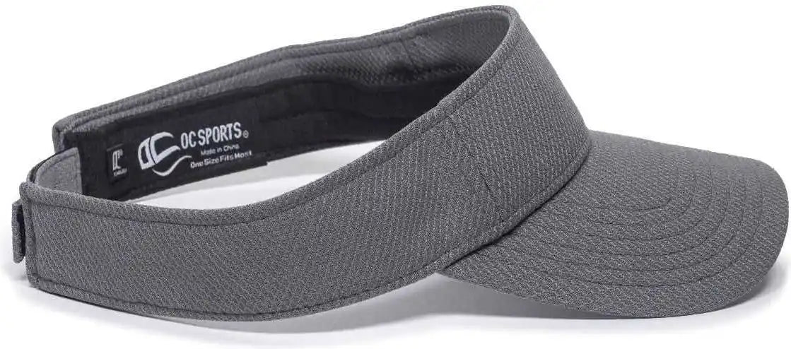 Oc Sports Cage75 Visor - Charcoal - Dark Gray / 6 7/8’’ - 7 1/2’’