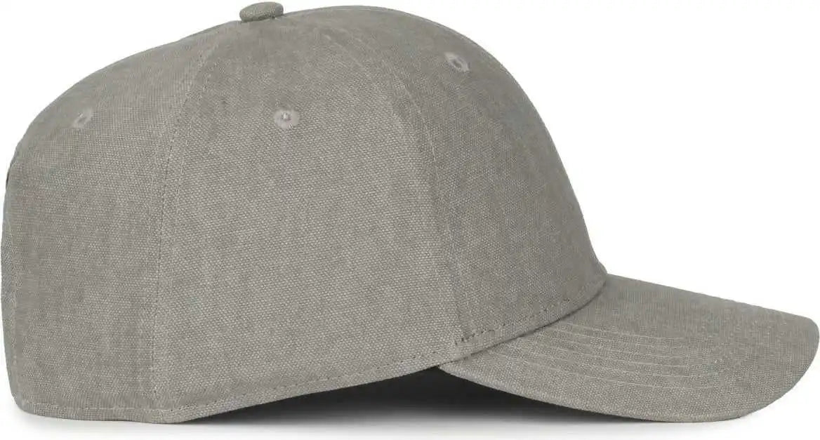Oc Sports Canv-111sb Cotton Canvas Cap - Light Gray - Osfm