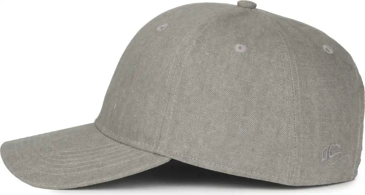 Oc Sports Canv-111sb Cotton Canvas Cap - Light Gray - Osfm