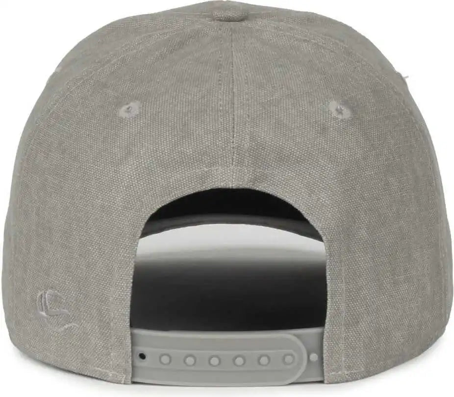 Oc Sports Canv-111sb Cotton Canvas Cap - Light Gray - Osfm