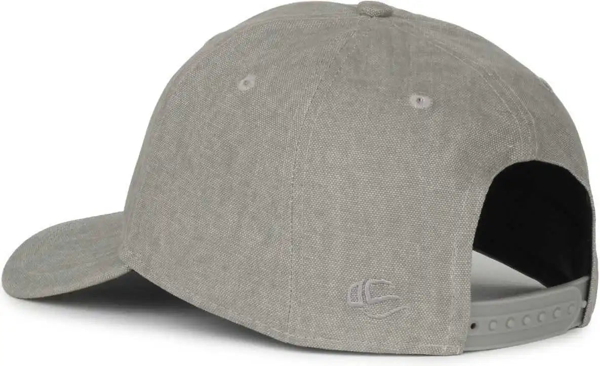 Oc Sports Canv-111sb Cotton Canvas Cap - Light Gray - Osfm