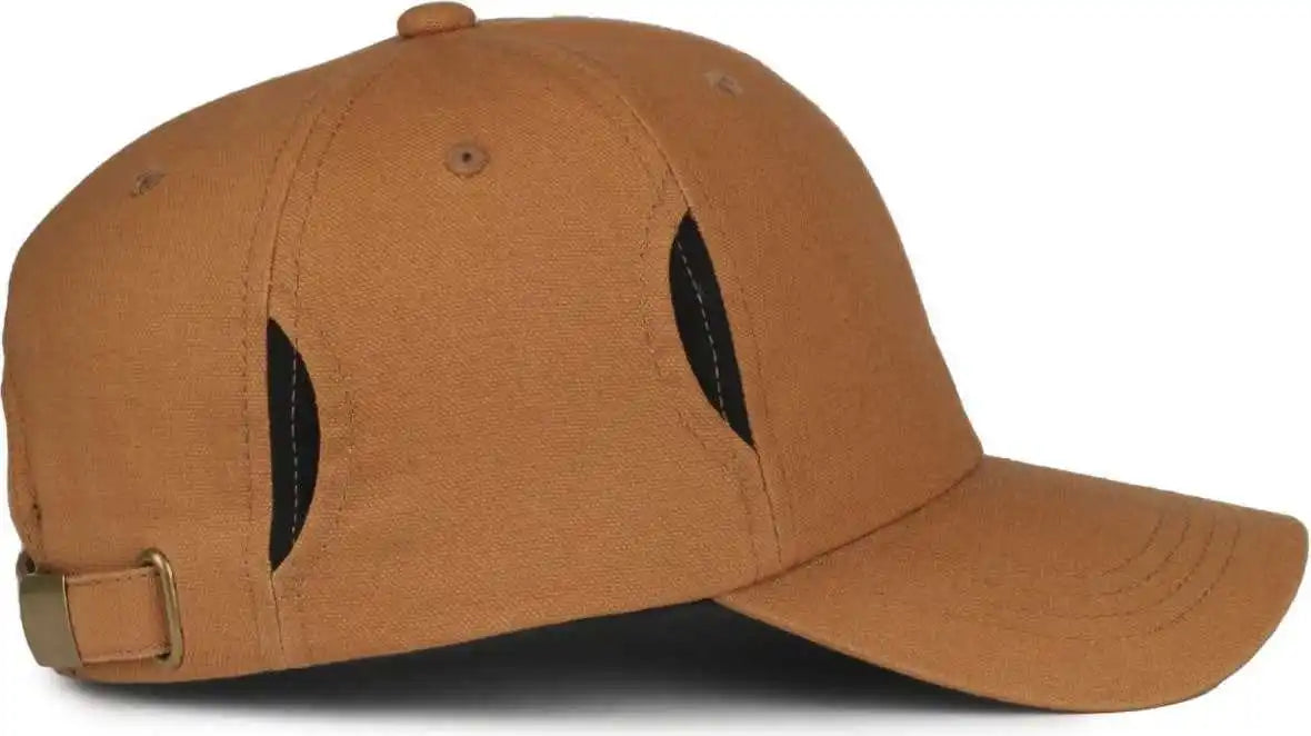 Oc Sports Carg100 Cap with Temple Side Pockets - Brown - Osfm