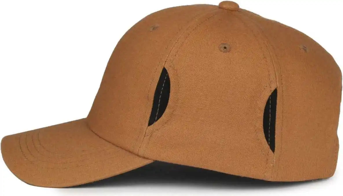 Oc Sports Carg100 Cap with Temple Side Pockets - Brown - Osfm