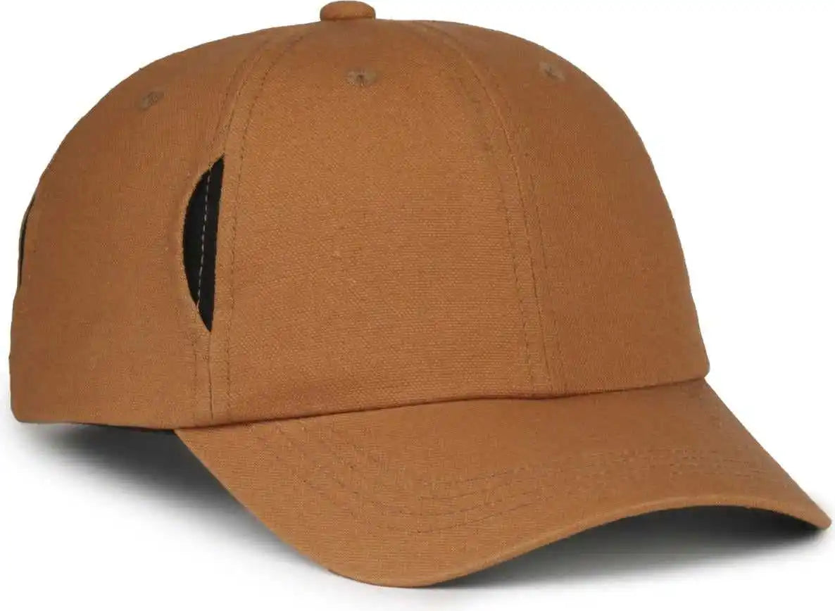 Oc Sports Carg100 Cap with Temple Side Pockets - Brown - Osfm