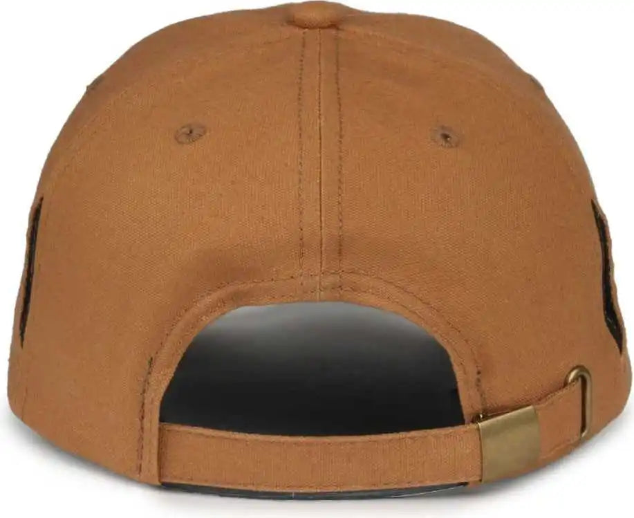 Oc Sports Carg100 Cap with Temple Side Pockets - Brown - Osfm