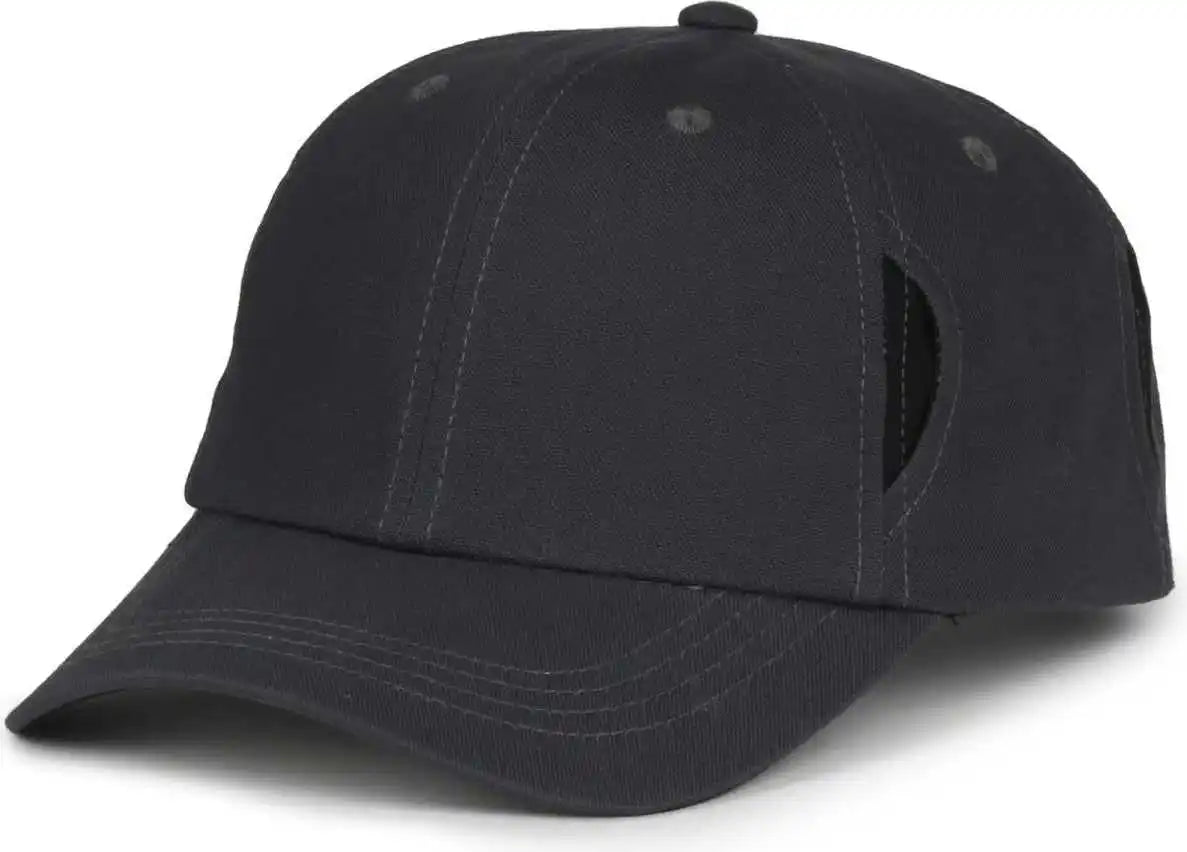 Oc Sports Carg100 Cap with Temple Side Pockets - Graphite - Dark Gray / Osfm