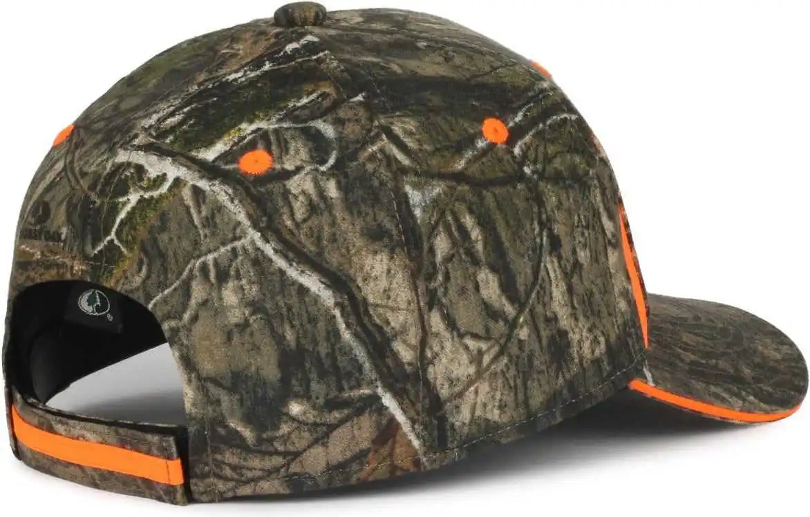 Oc Sports Cbi-305 Adjustable Cap that is Easily Visible - Mossy Oak Country Dna Blaze - Osfm