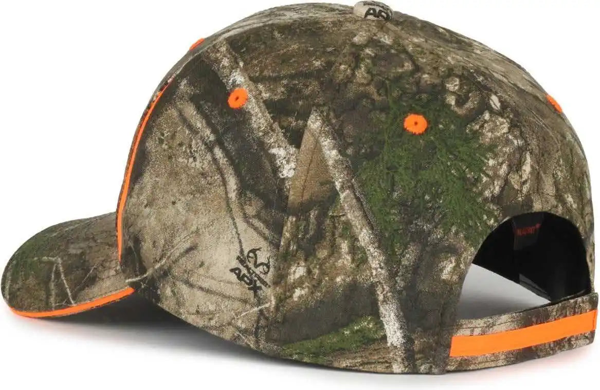 Oc Sports Cbi-305 Adjustable Cap that is Easily Visible - Realtree Apx Blaze - Osfm
