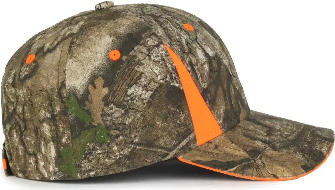 Oc Sports Cbi-305 Adjustable Cap that is Easily Visible - Realtree Apx Blaze - Osfm