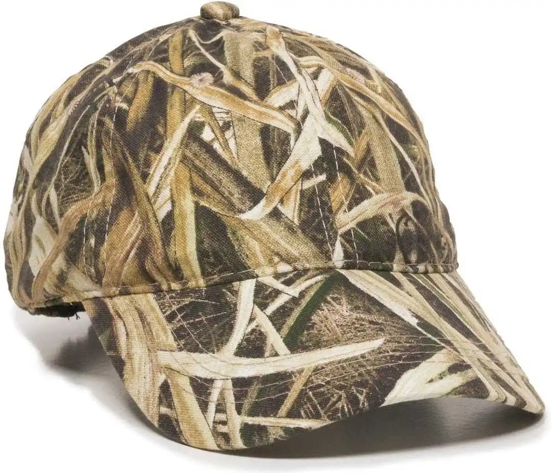 Oc Sports Cgw-115 Garment Washed Camo - Mossy Oak Shadow Grass Blades - 6 7/8’’ - 7 1/2’’