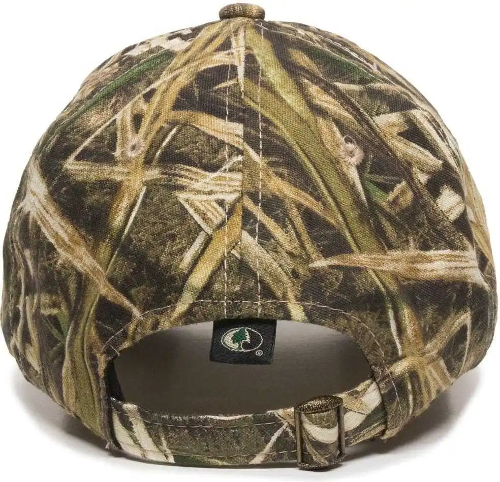 Oc Sports Cgw-115 Garment Washed Camo - Mossy Oak Shadow Grass Blades - 6 7/8’’ - 7 1/2’’
