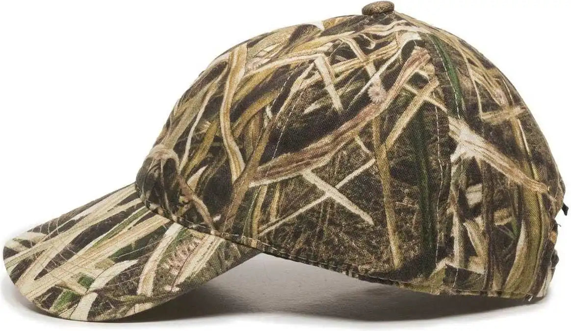 Oc Sports Cgw-115 Garment Washed Camo - Mossy Oak Shadow Grass Blades - 6 7/8’’ - 7 1/2’’