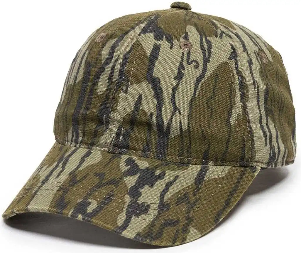 Oc Sports Cgw 115 Garment Washed Camo Original Mossy Oak Bottomland / 6 7/8’’ 7 1/2’’
