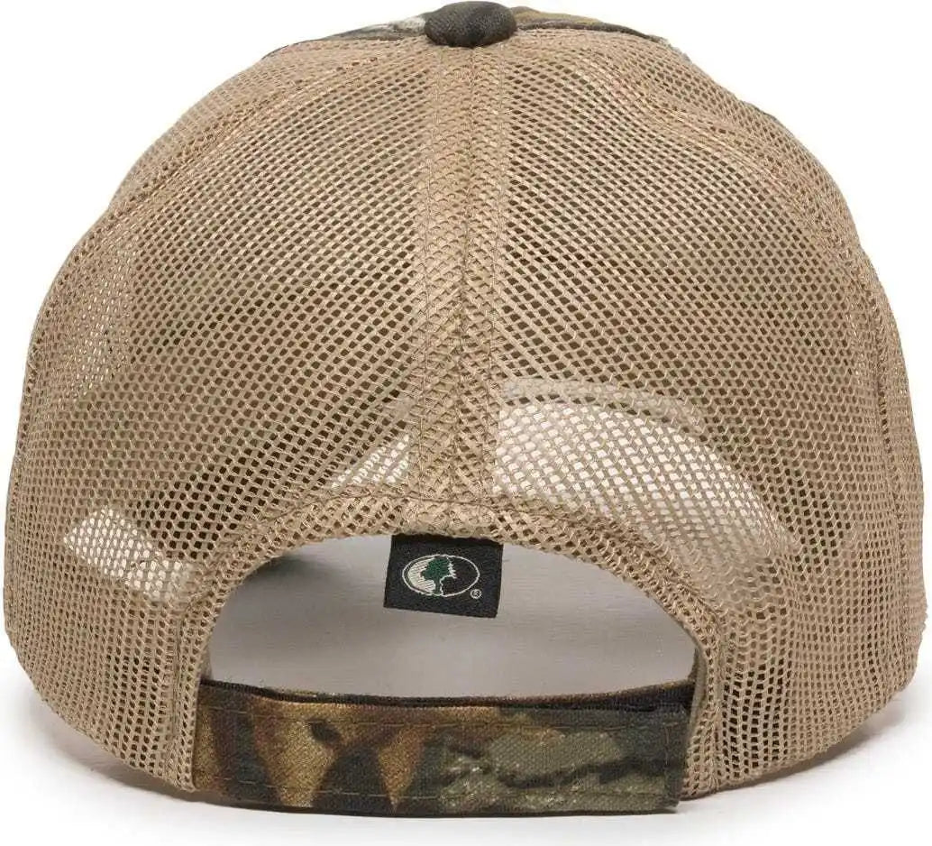 Oc Sports Cgwm 301 Adjustable Mesh Back Cap Mossy Oak Break Up Tan / 6 7/8’’ 7 1/2’’