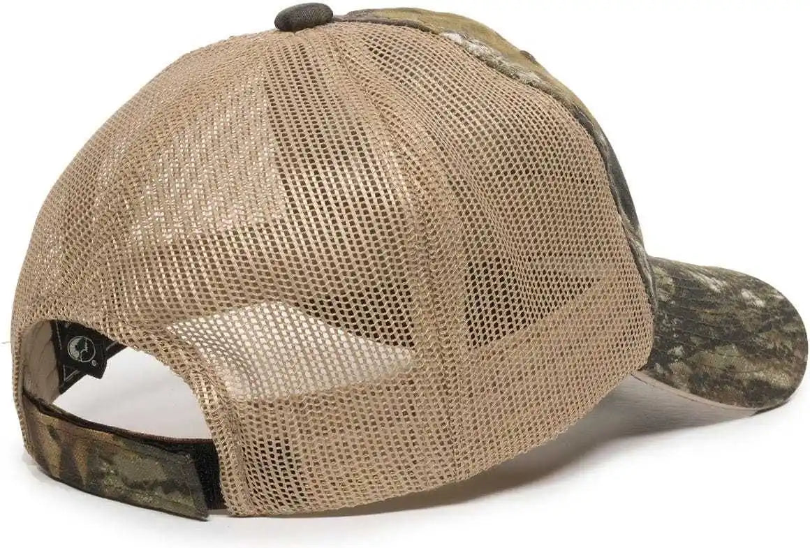 Oc Sports Cgwm 301 Adjustable Mesh Back Cap Mossy Oak Break Up Tan / 6 7/8’’ 7 1/2’’