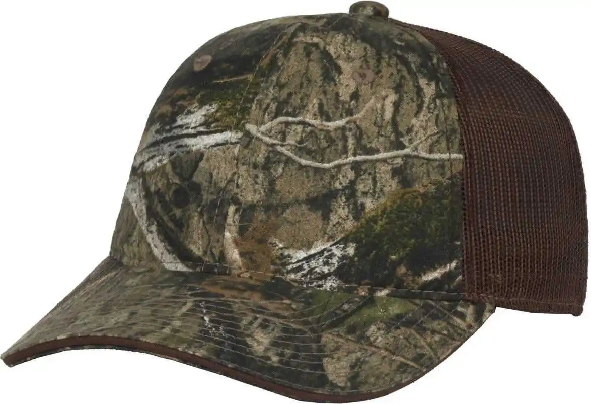Oc Sports Cgwm-301 Adjustable Mesh Back Cap - Mossy Oak Country Dna Brown - Osfm