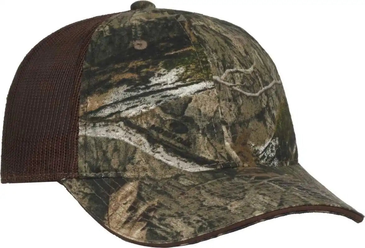 Oc Sports Cgwm-301 Adjustable Mesh Back Cap - Mossy Oak Country Dna Brown - Osfm
