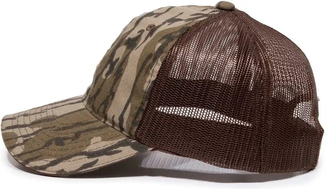 Oc Sports Cgwm-301 Adjustable Mesh Back Cap - Mossy Oak Original Bottomland Brown - 6 7/8’’ - 7 1/2’’