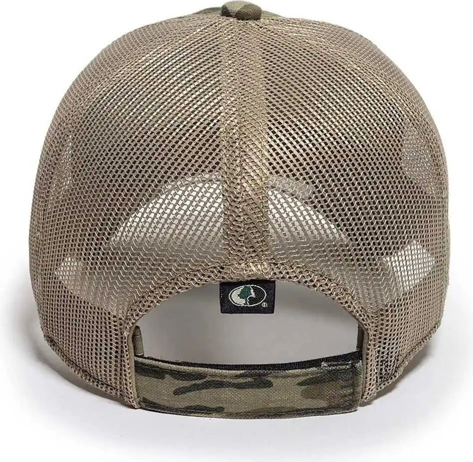 Oc Sports Cgwm-301 Adjustable Mesh Back Cap - Mossy Oak Original Bottomland Khaki - Osfm